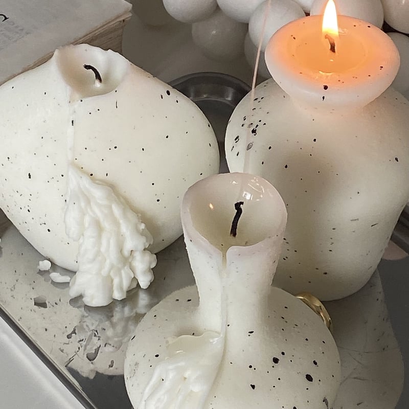 * vintage candle ❀ 小さな陶器製 キャンドル 楽天市場】【Talking Tables】 きのこ キャンドル ミッドナイト