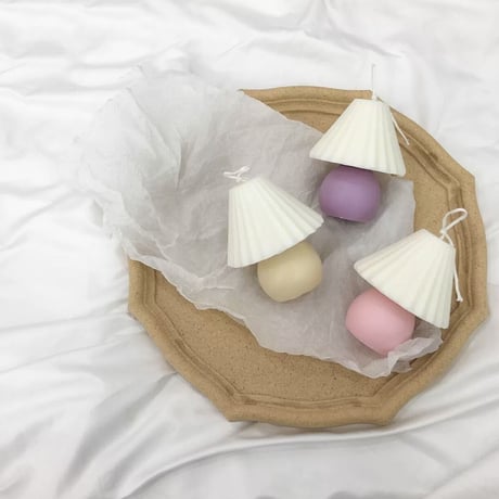 プリーツランプキャンドル