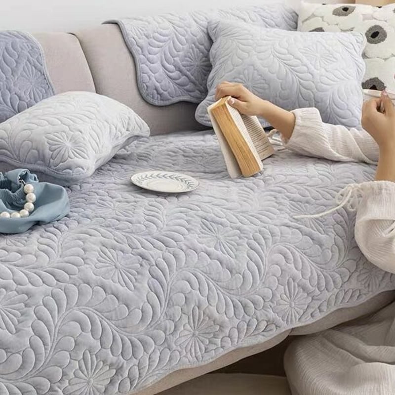 RK479超大判手編みのベッドカバーソファ−カバーにも210×260 RK479超