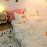 ベルベットベッドカバー3点セット