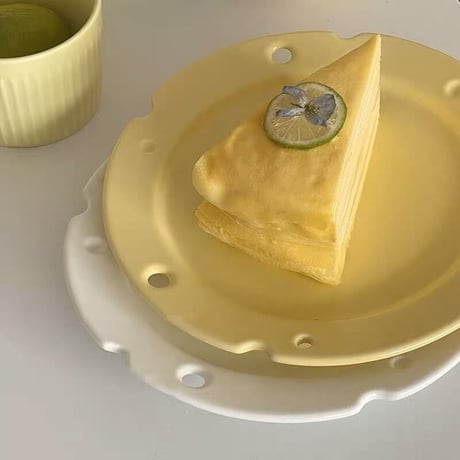 チーズモチーフプレート