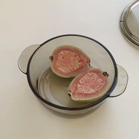 アンバーガラスポット
