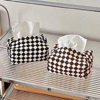 チェッカーボードティッシュカバー