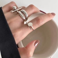 ニュアンスシルバーリング