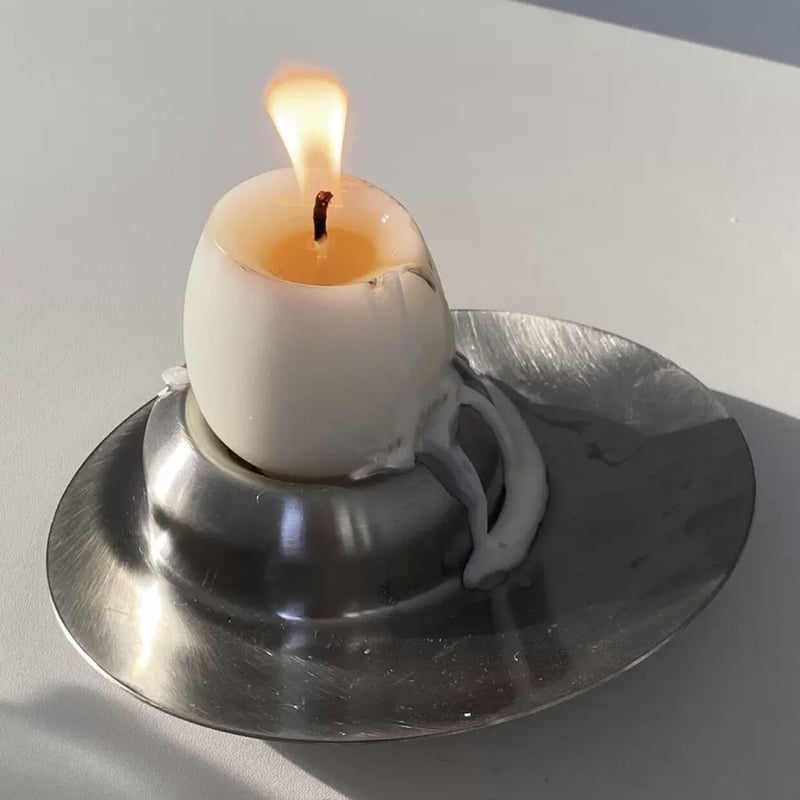 半熟エッグキャンドル2set | Holiday Room