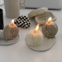 ムーンフェイスキャンドル