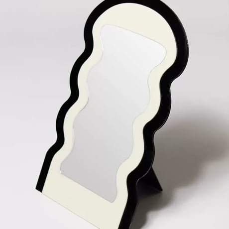 モノトーンウェーブミラー