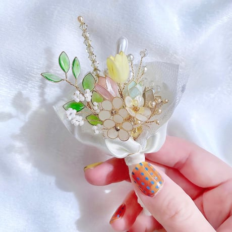 𝙤𝙧𝙞𝙜𝙞𝙣𝙖𝙡 𝙗𝙤𝙪𝙦𝙪𝙚𝙩 ブローチ💐