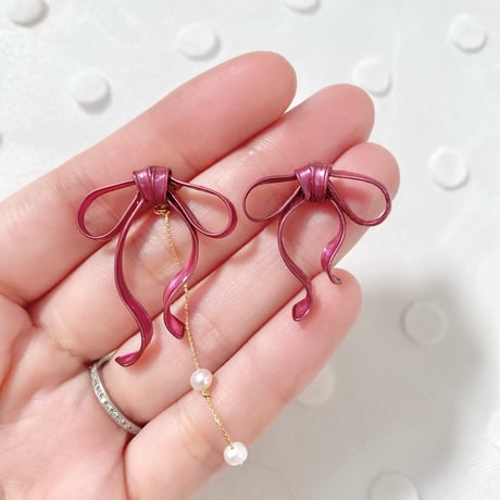 𝐫𝐮𝐛𝐚𝐧 𝐦𝐢𝐠𝐧𝐨𝐧 ‎⑅⃛ autumn color🍂 pierce / earring