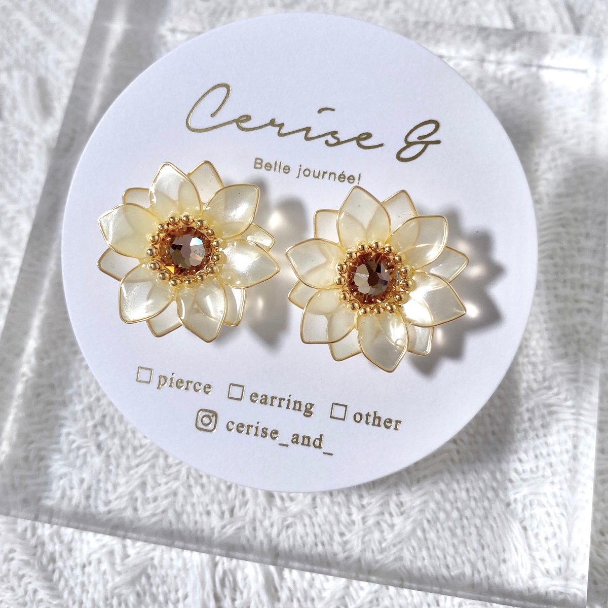 GW特別】𝗛𝗶𝗺𝗮𝘄𝗮𝗿𝗶🌻 .⋆ ピアス / イヤリング | Cerise &