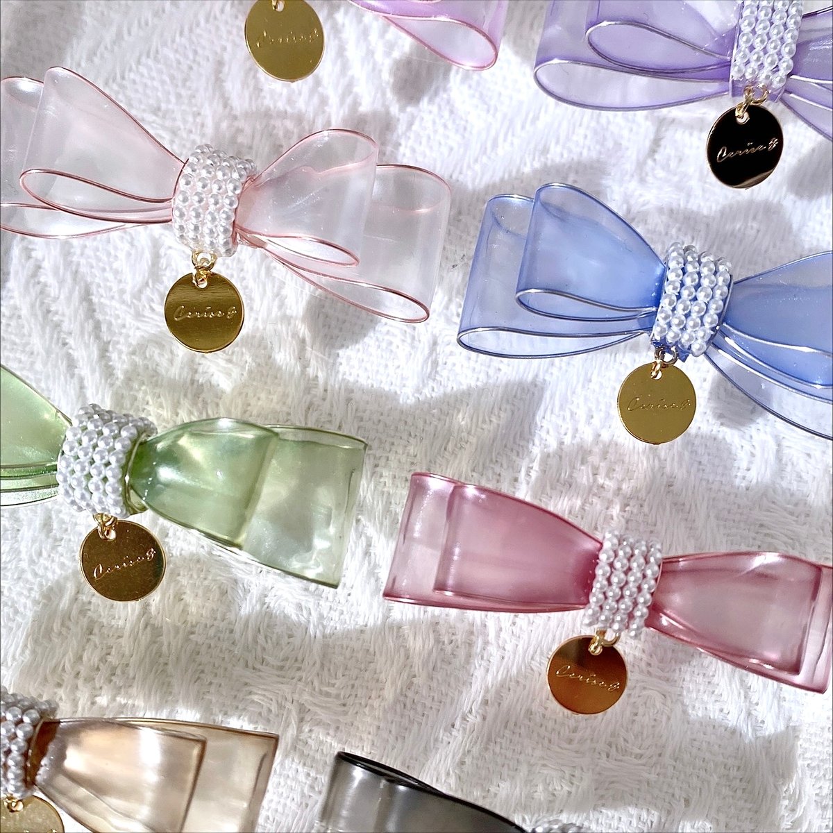 BABY アップル　リボンコーム　エンジ　林檎 BABY アップル リボンコーム エンジ 林檎 - メルカリ