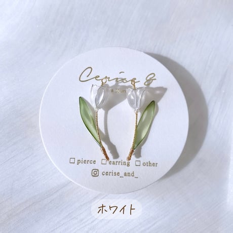 𝗺𝗶𝗻𝗶 𝗧𝗨𝗟𝗜𝗣🌷ピアス/イヤリング