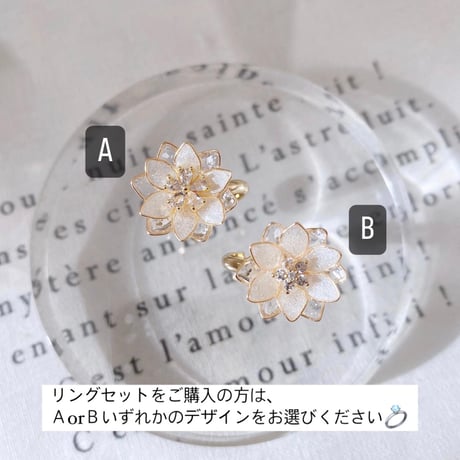 【再入荷】𝒇𝒍𝒆𝒖𝒓 𝒅𝒆 𝒈𝒍𝒂𝒄𝒆 ❄️ピアス/イヤリング