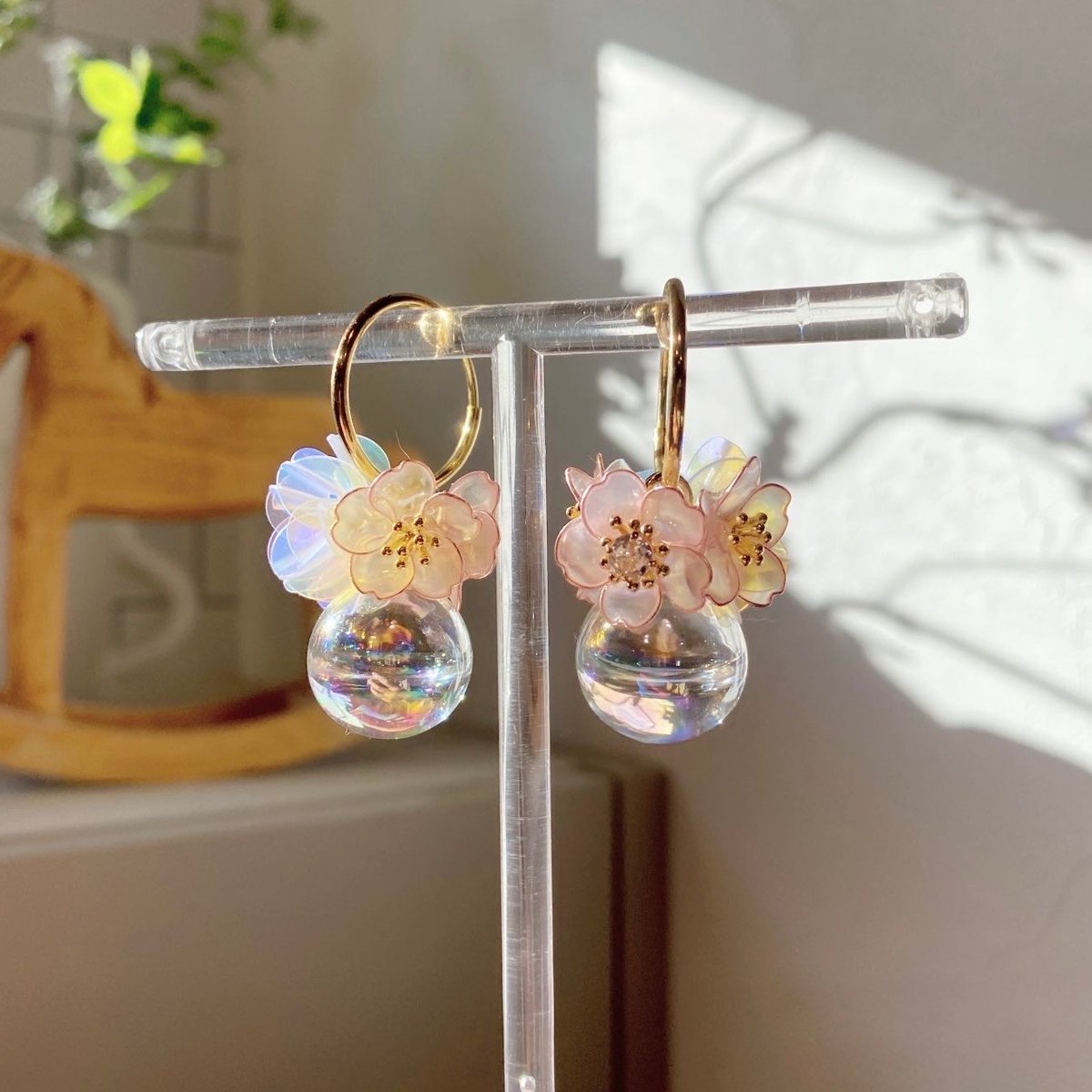 お盆特別】𝑓é𝑒𝑟𝑖𝑒 ~𝗌𝖺𝗄𝗎𝗋𝖺🌸~ ピアス/イヤリング | Cerise &