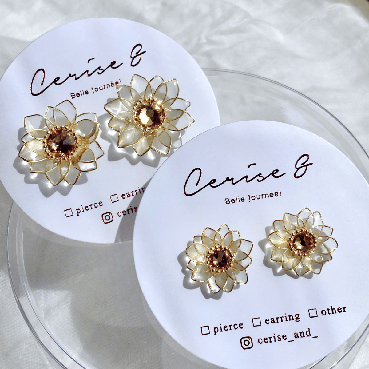 𝗛𝗶𝗺𝗮𝘄𝗮𝗿𝗶 𝟮𝟬𝟮𝟲 🌻 .⋆ ピアス / イヤリング | Cerise &