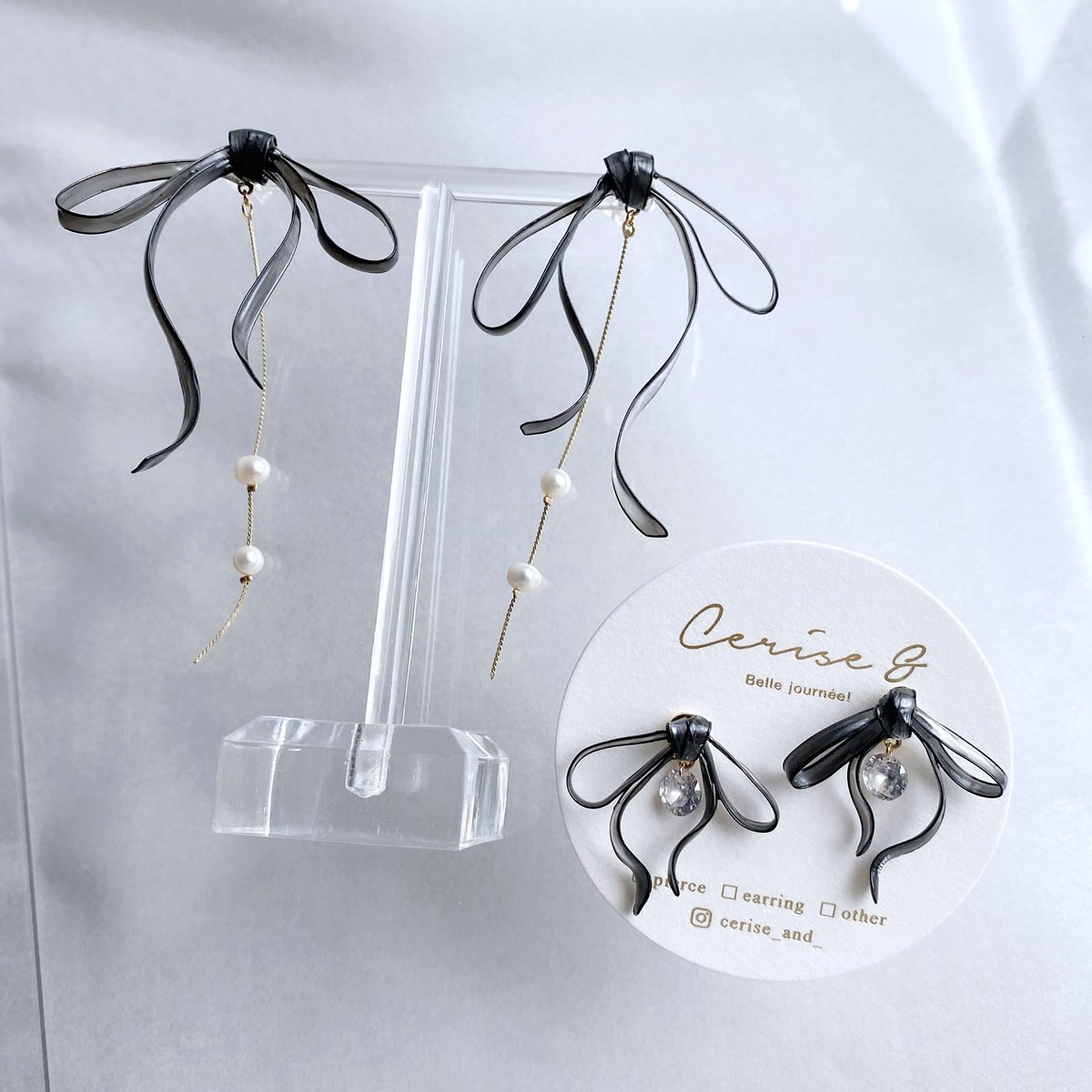 𝐩𝐞𝐭𝐢𝐭 𝐫𝐮𝐛𝐚𝐧 ౨ৎ ピアス/イヤリング | Cerise &