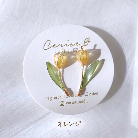 𝗺𝗶𝗻𝗶 𝗧𝗨𝗟𝗜𝗣🌷ピアス/イヤリング