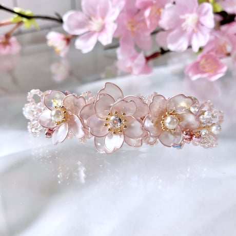 【再入荷】𝐬𝐚𝐤𝐮𝐫𝐚 𝗯𝗮𝗿𝗿𝗲𝘁𝘁𝗲 𝟮𝟬𝟮𝟱 🌸バレッタ