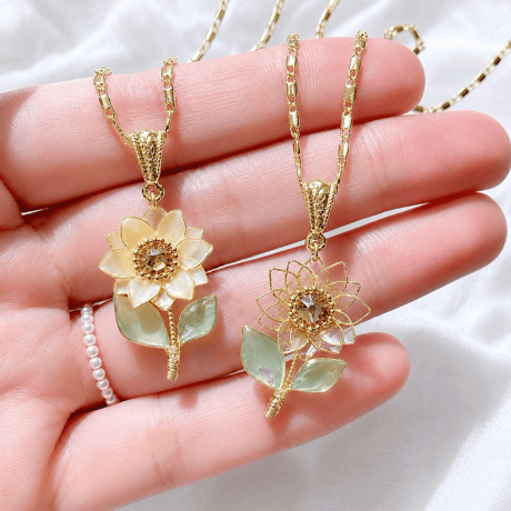『 𝗛𝗶𝗺𝗮𝘄𝗮𝗿𝗶 necklace🌻(スライドアジャスター)』