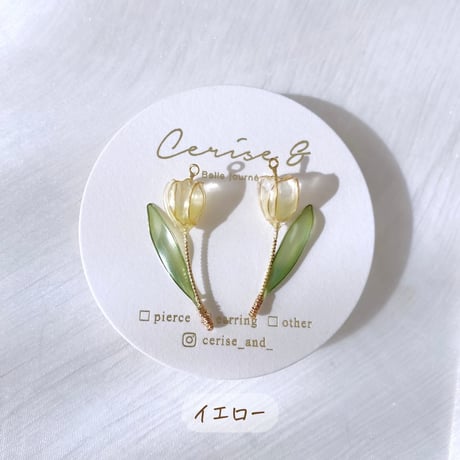 𝗺𝗶𝗻𝗶 𝗧𝗨𝗟𝗜𝗣🌷ピアス/イヤリング