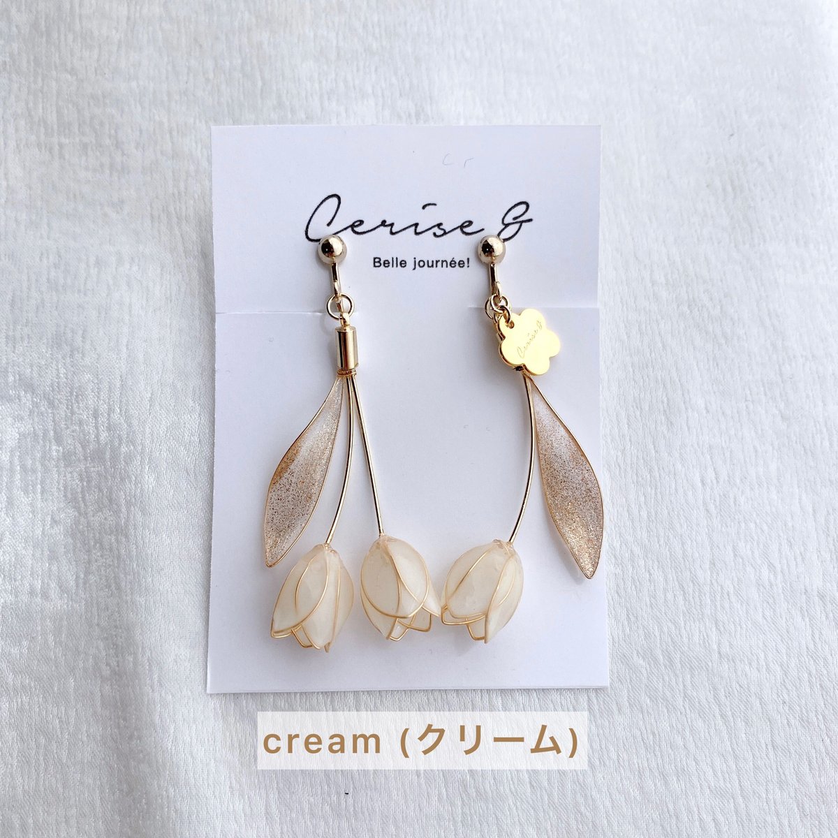 ??????????? (ゴールドリーフ) ピアス/イヤリング | Cerise &