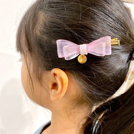 𝐑𝐮𝐛𝐚𝐧 𝗁𝖺𝗂𝗋 𝖺𝖼𝖼𝖾𝗌𝗌𝗈𝗋𝗒 🎀ロゴ付きリボンクリップ