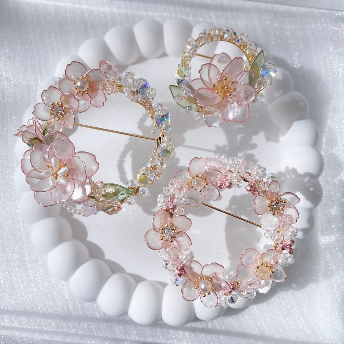 再販祭り】𝗦𝗔𝗞𝗨𝗥𝗔 ブローチ🌸 𝟮𝟬𝟮𝟲 ꒱ | Cerise &