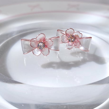 𝗌𝖺𝗄𝗎𝗋𝖺 𝗌𝖺𝗄𝗎 𝗋𝗂𝖻𝖻𝗈𝗇 🌸 pierce / earring