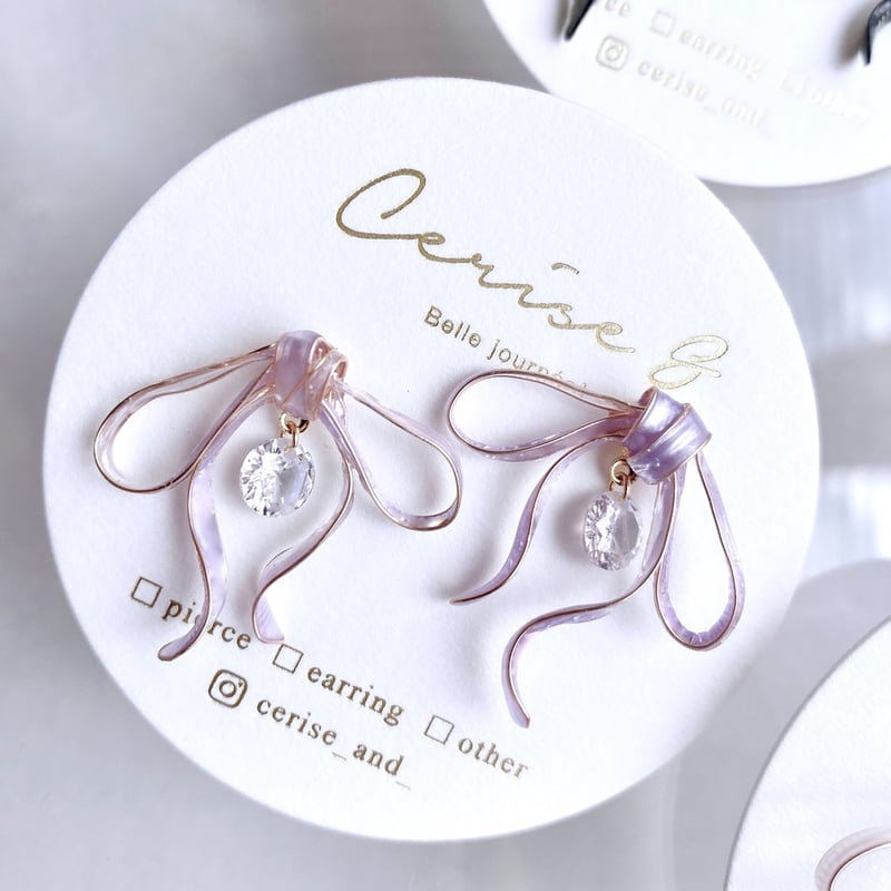 【TATIANA】Twinkle Point Heart Earring EC1960~ハートのピアス 𝐩𝐞𝐭𝐢𝐭 𝐫𝐮𝐛𝐚𝐧 ౨ৎ ピアス/イヤリング | Cerise &