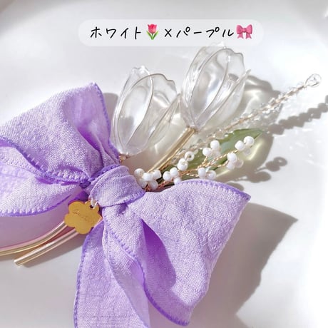 【追加販売】𝗧𝗨𝗟𝗜𝗣 🌷コサージュ𖥣 ⠜