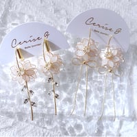 【GW特別】𝒇𝒍𝒆𝒖𝒓 𝒅𝒆 𝒈𝒍𝒂𝒄𝒆 ~𝐦𝐢𝐧𝐢 series~  ピアス/イヤリング