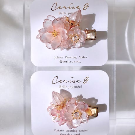 【再販】𝐬𝐚𝐤𝐮𝐫𝐚 𝗺𝗶𝗻𝗶 𝗵𝗮𝗶𝗿 𝗰𝗹𝗶𝗽 𝟮𝟬𝟮𝟱 🌸ヘアクリップ