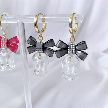 𝗴𝗹𝗮𝘀𝘀 𝗯𝗲𝗹𝗹 ~ aurore ~ ピアス/イヤリング
