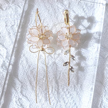 𝒇𝒍𝒆𝒖𝒓 𝒅𝒆 𝒈𝒍𝒂𝒄𝒆 ~𝐦𝐢𝐧𝐢 series~  ピアス/イヤリング