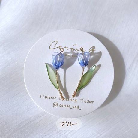 𝗺𝗶𝗻𝗶 𝗧𝗨𝗟𝗜𝗣🌷ピアス/イヤリング