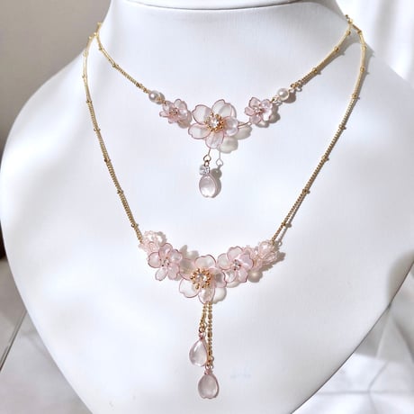 【再販】𝗦𝗮𝗸𝘂𝗿𝗮 necklace🌸