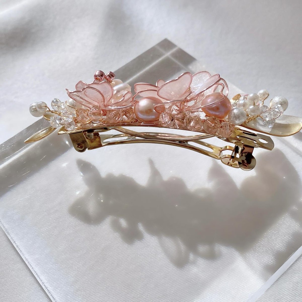 épine barrette pink バレッタのみ épine barrette pink バレッタのみ épine barrette & Pin set