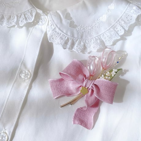 【追加販売】𝗧𝗨𝗟𝗜𝗣 🌷コサージュ𖥣 ⠜
