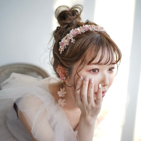 【カチューシャご購入の方限定】𝗷𝗼𝗹𝗶𝗲 𝗳𝗹𝗲𝘂𝗿🌸 ピアス/イヤリング