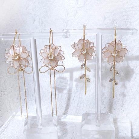 𝒇𝒍𝒆𝒖𝒓 𝒅𝒆 𝒈𝒍𝒂𝒄𝒆 ~𝐦𝐢𝐧𝐢 series~  ピアス/イヤリング