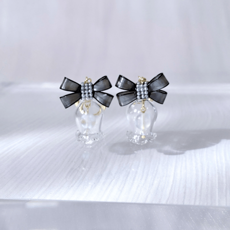 𝗴𝗹𝗮𝘀𝘀 𝗯𝗲𝗹𝗹 ~ aurore ~ ピアス/イヤリング