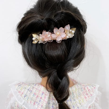 【再販】𝐬𝐚𝐤𝐮𝐫𝐚 𝗯𝗮𝗿𝗿𝗲𝘁𝘁𝗲( 𝗁𝖺𝗂𝗋 𝖼𝗅𝗂𝗉 )🌸バレッタ