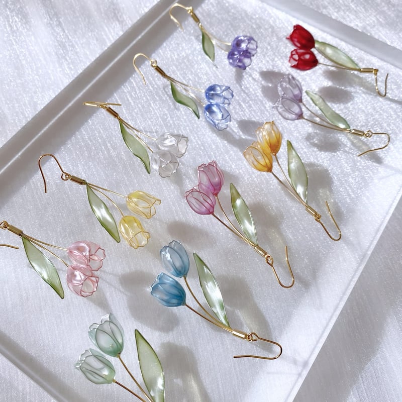 GW特別】𝗧𝗨𝗟𝗜𝗣𝗦🌷..𝟮𝟬𝟮𝟲.. ピアス/イヤリング | Cerise &