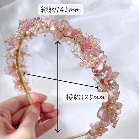 𝗦𝗔𝗞𝗨𝗥𝗔 𝗵𝗲𝗮𝗱 𝗯𝗮𝗻𝗱(カチューシャ)🌸※お一人様１点まで