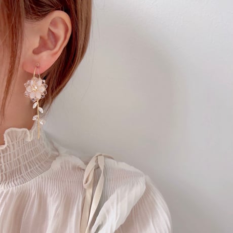 𝒇𝒍𝒆𝒖𝒓 𝒅𝒆 𝒈𝒍𝒂𝒄𝒆 ~𝐦𝐢𝐧𝐢 series~  ピアス/イヤリング