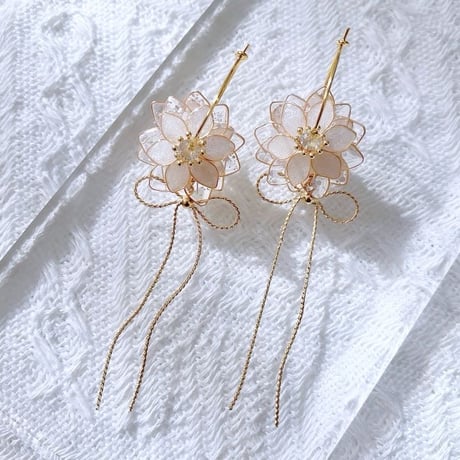 𝒇𝒍𝒆𝒖𝒓 𝒅𝒆 𝒈𝒍𝒂𝒄𝒆 ~𝐦𝐢𝐧𝐢 series~  ピアス/イヤリング