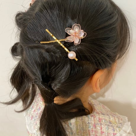 【再販】𝐬𝐚𝐤𝐮𝐫𝐚 𝗽𝗶𝗻 𝘀𝗲𝘁 🌸(ヘアピン)