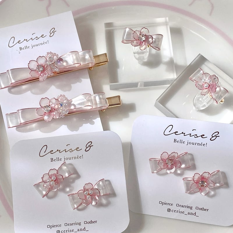 𝗌𝖺𝗄𝗎𝗋𝖺 𝗌𝖺𝗄𝗎 𝗋𝗂𝖻𝖻𝗈𝗇🌸 ring | Cerise &