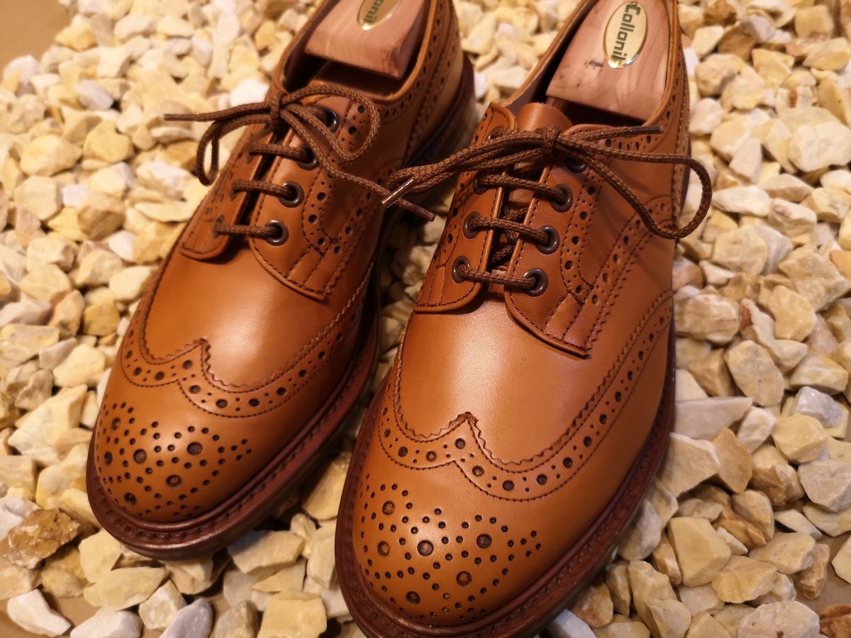 Tricker's BOURTON UK8 ワイズ5 | 7.5-Country leathe...