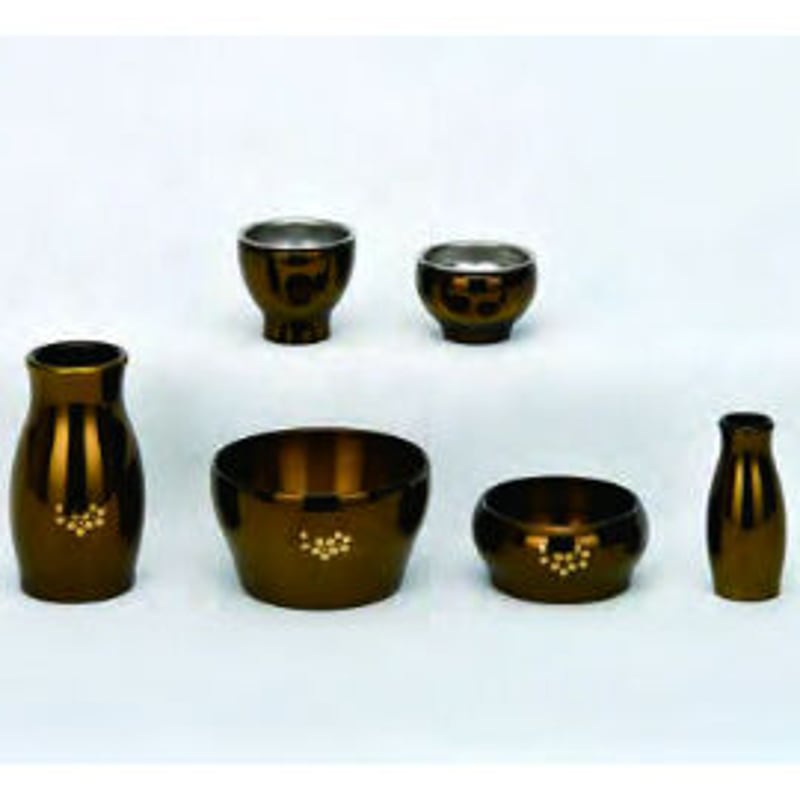 仏具 カローラ 6具足 | 大西仏壇本店 |仏壇モダン 小型仏壇上置 仏壇